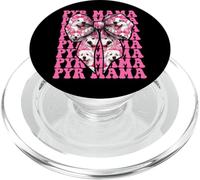 Pyr Mama Mom Great Pyrénées Chien Fête des Mères Coquette Bow PopSockets PopGrip pour MagSafe