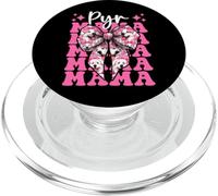Pyr Mama Mom Great Pyrénées Chien Fête des Mères Coquette Bow PopSockets PopGrip pour MagSafe