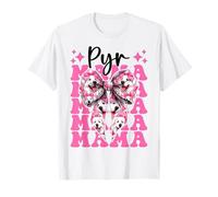 Pyr Mama Mom Great Pyrénées Chien Fête des Mères Coquette Bow T-Shirt