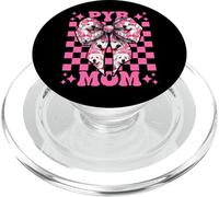 Pyr Mom Mama Great Pyrénées Chien Fête des Mères Coquette Bow PopSockets PopGrip pour MagSafe