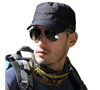 Pyrafox Casquette militaire imperméable Army Cap à bord court respirante pour homme Casquette militaire réglable Casquette de baseball classique, Taille unique