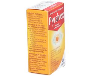 PYRALVES - Rhubarbe Acide salicylique Solution buccale et gingivale Lésion inflammatoire de la muqueuse buccale, Aphte Flacon 10ml Pincette(S) 10 ml