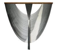 PyramDFC Tapisserie à Franges en Corde de Coton tissée à la Main, Douce et agréable au Toucher, aux Couleurs Vives, idéale pour la décoration des Murs de la Chambre et du Salon.(Gray,120 * 130)