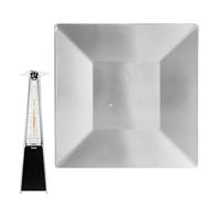 Pyramid Accessoire de chauffage de terrasse - Déflecteur de chaleur extérieur, housse de chauffage | Panneau radiant de rechange, protection thermique en métal pour verre, tube, évitant l'usure, la