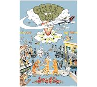 Pyramid America Green Day Poster - Couverture de l'album Dookie - 61 cm x 91,4 cm - Impression d'art de musique - Groupe d'idiots américains - Décoration de chambre - Affiches vintage du groupe de