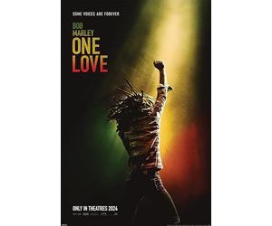 Pyramid America Poster Bob Marley - Film One Love 2024 de Bob Marley (61 x 91,4 cm) Idéal pour la décoration de chambre à coucher, décoration d'intérieur, bureau, salle de jeux, décoration de salle de