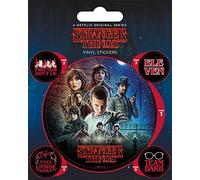 Pyramid- Autocollants Stranger Things One Sheet, multicolore (PS7423), couleur/modèle assorti