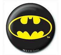 DC Comics Retro Batman Logo Official 25mm Button Pin Badge Justice League