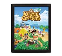 Pyramid Cadre 3D Lenticulaire Animal Crossing New Horizons