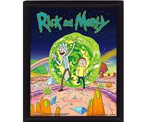 Pyramid Cadre Mural Rick and Morty 3D Lenticulaire Portal, 20cm x 24cm EPPL71251 Taille Unique Multicolore