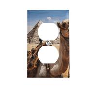 Pyramid Camel Couvertures de prise de courant de style américain Taille standard Plaques murales Couvercle d'interrupteur Plaque de sortie de sécurité Cache prise de sécurité Plaque frontale
