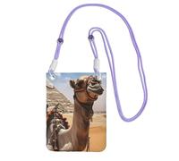 Pyramid Camel - Sac à bandoulière imperméable pour téléphone portable, petit sac à main avec sangle réglable pour téléphone portable, pochette de voyage pour téléphone portable, pochette de ceinture