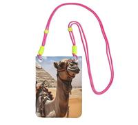 Pyramid Camel - Sac à bandoulière imperméable pour téléphone portable, petit sac à main avec sangle réglable pour téléphone portable, pochette de voyage pour téléphone portable, pochette de ceinture