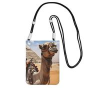 Pyramid Camel - Sac à bandoulière imperméable pour téléphone portable, petit sac à main avec sangle réglable pour téléphone portable, pochette de voyage pour téléphone portable, pochette de ceinture