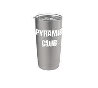 Pyramid Club New York Gobelet isotherme en acier inoxydable double paroi