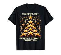 Pyramid Critical Hit | Pixel Cheerleading T-Shirt