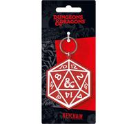 Pyramid Dice Dungeons And Dragons Porte-clés Rouge Rouge One Size