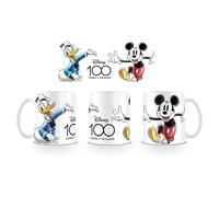 Pyramid Mug Disney D100 Mickey et Donald - Céramique 315 ml - 100e anniversaire