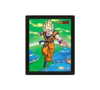 Pyramid Dragon Ball Z Cadre 3d Lenticulaire Transformation Super Saiyan