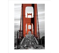 Pyramid Generic Golden Gate Bridge (San Francisco) 60 x 80 cm Toile Imprimée