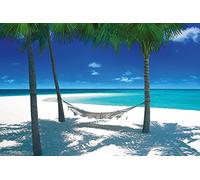 Pyramid Generic Hammock in Paradise Maxi Poster, Multicolore, 61 x 91,5 cm