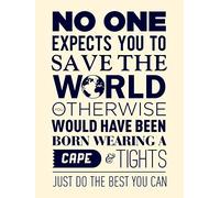 Pyramid Generic Save The World 40 x 50 cm Toile Imprimée