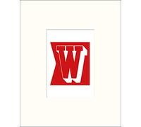 Pyramid Generic Vintage Letter (W) 24 x 30 cm montée d'impression