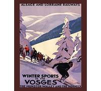 Pyramid Generic Winter Sports in The Vosges 40 x 50 cm Toile Imprimée