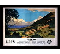 Pyramid International Affiche encadrée Glenariff Souvenirs, Multicolore, 30 x 40 x 1.3 cm