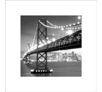 Pyramid International - Affiche, San Francisco PM4882 (40 cm x 40 cm) (noir/blanc)