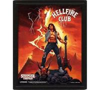 Pyramid International Affiche Stranger Things - hellfire Tribute - Effet 3D - Poster - 20,3x25,4cm
