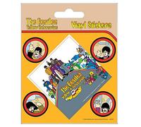 Pyramid International Autocollants en vinyle The Beatles (Yellow Submarine) - Papier - Multicolore - 10 x 12,5 x 1,3 cm
