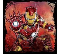 Pyramid International Avengers : L'Ère d'Ultron Iron Man Impression sur Toile, Coton, Multicolore, 3,20 x 40 x 40 cm