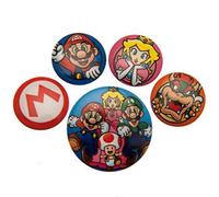 Pyramid International Badge Super Mario, multicolore, 10 x 12,5 x 1,3 cm