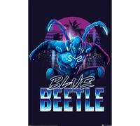 Pyramid International Blue Beetle Maxi Poster - Palmiers - Imprimé sur papier de qualité - 90 cm x 60 cm - Taille Unique