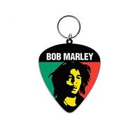 Pyramid International Bob Marley Porte-clés en Caoutchouc Multicolore 4 x 6 x 1,3 cm