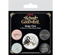 Pyramid International BP80772 Lot de 5 badges en métal Multicolore Taille unique