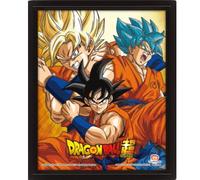 Pyramid International - Cadre lenticulaire 3d - Vrai effet de mouvement et de profondeur - Dragon ball super - Rivals - Idée cadeau anniversaire - 25.5x20.5 - Licence officielle