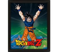 Pyramid International - Cadre lenticulaire 3d - Vrai effet de mouvement et de profondeur - Dragon ball z - Goku Full Power - Idée cadeau anniversaire - 25.5x20.5 - Licence officielle