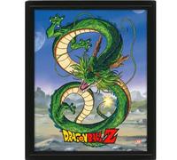 Pyramid International - Cadre lenticulaire 3d - Vrai effet de mouvement et de profondeur - Dragon ball z - Shenron - Idée cadeau anniversaire - 25.5x20.5 - Licence officielle