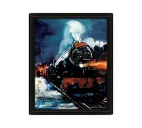 Pyramid International - Cadre lenticulaire 3d - Vrai effet de mouvement et de profondeur - Harry Potter - Poudlard Express - Idée cadeau anniversaire - 25.5x20.5 - Licence officielle