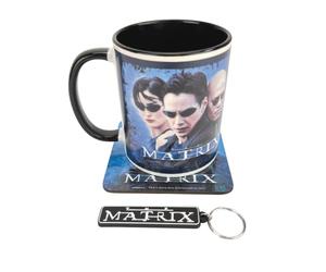 Pyramid International Coffret cadeau officiel The Matrix | Comprend un dessous de verre et un porte-clés