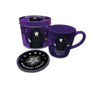 Pyramid International - Coffret Mug en céramique - Boite en métal et sous-verre inclus- Mercredi - 330ml - Idée cadeau anniversaire - Licence officielle