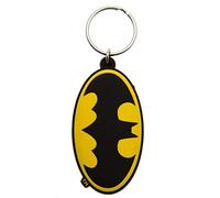 Pyramid International DC Comics Batman Porte-clés en caoutchouc Noir et jaune 4 x 6 x 1,3 cm
