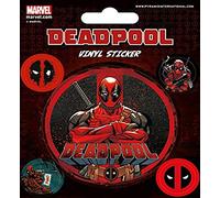 Pyramid International Deadpool Autocollants en vinyle, papier, multicolore, 10 x 12,5 x 1,3 cm