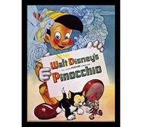 Pyramid International Disney Classics Affiche encadrée Pinocchio Édition collector (Walt Disney's Pinocchio) 30 cm x 40 cm - Produit officiel