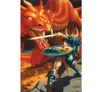 Pyramid International Dungeons & Dragons Poster Classic Red Dragon Battle