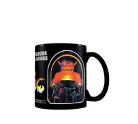 Pyramid International Dungeons & Dragons Tasse à café en céramique à changement de chaleur (motif voleurs dans le temple) 325 ml - Marchandise officielle