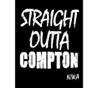 Pyramid International Eazy-E (Straight Outta Compton) Impression collector (encadrée) - Poster de collection (encadré) - Art mural pour fans - Produit officiel - Taille unique