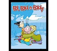 Pyramid International Ed,Edd N' Eddy Impression collector (encadrée) - Poster de collection (encadré) - Art mural pour les fans - Produit officiel - Taille unique